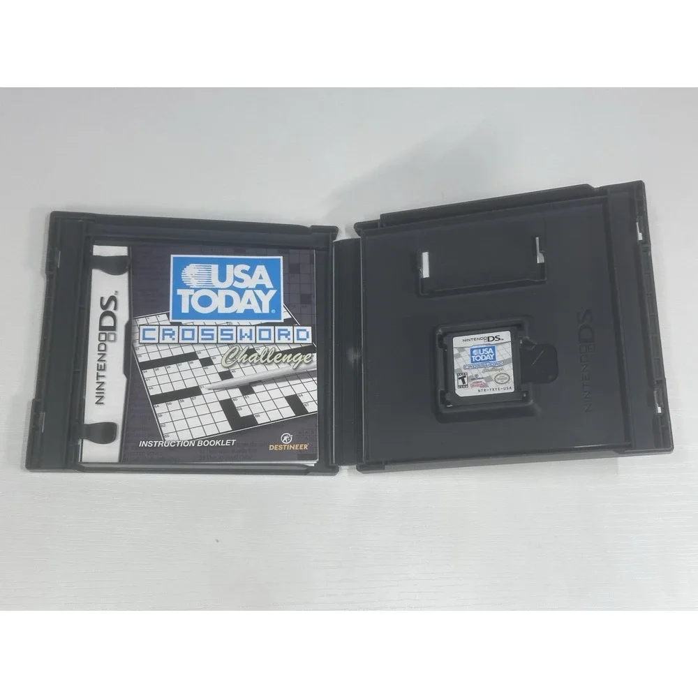 Nintendo DS USA Today Crossword Challenge Complete Tested